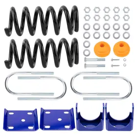 1e42yi Bfo Front 3 Inch Rear 6 Drop Springs Kit For Chevy Silverado Gmc Sierra C1500 2wd 88-98