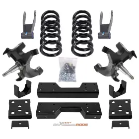Bfo 1fx2oh Front 5 Inch &rear 7-8 Drop Kit For Chevrolet/gmc C1500 88-1998 With 1.25 Rotors V8