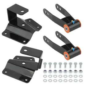 25buf8 Bfo 4in Drop Kit Rear Shackles Hangers For Chevy Silverado Gmc Sierra 1500 2wd 99-06