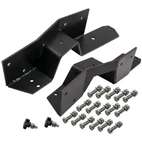 2gbtew Bfo Bolt In C Notch Kit Black Rear Frame For Chevy C10 Gmc 15 C1500 Pickup 63-72