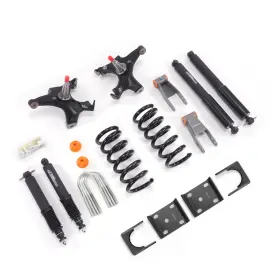 41xki6 Bfo Front 4 Inch Rear 7-8 Drop Kit For Chevrolet Gmc C1500 88-98 With Lowering Shock