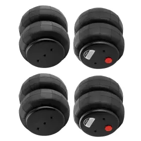 49bnz1 Bfo 2xpair 2600lbs Air Springs Suspension Bags Single Port 1/2 Inch Npt For Gmc Sierra Hd