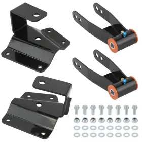 4t2m31 Bfo 4 Inch Rear Drop Kit Shackles And Hangers For Chevy Silverado 1500 2wd 1999-2006 #2