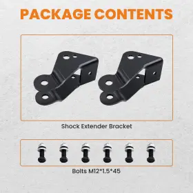 5jor4n Bfo Rear Drop Shock Extensions Lowering Kit For Gmc C1500 Pick-ups 1988-1998 #3