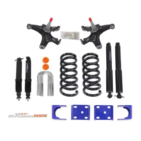 72mlqb Bfo Frsuspension Drop Kit With Shocks For Silverado Sierra C1500 V8 1988-1998