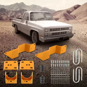 78iqzv Bfo 5 Inch C-notch Rear Axle Flip Lowering Drop Kit For Chevrolet Gmc C10 Truck 1973-87 #3
