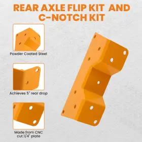 7bfzw0 Bfo 5 Inch R Ear Axle Flip C-notches Kit For Chevrolet C10 Gmc C15 1973-1987 #3