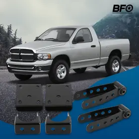 8p5ubx Bfo 5in Drop Axle Flip Relocater Lowering Kit For Dodge Ram 1500 2wd 2002-2008 Steel #2