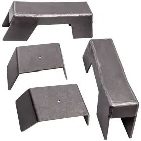 91bg4j Bfo Left Right Under Bed Weld In C-notch For Gmc 1500 Chassis 2007-18