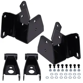 92wj4u Bfo 4 Inch Drop Lowering Kit Shackles And Hangers For Ford F150 F100 1973-1996