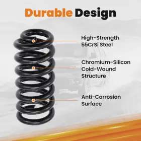 9b1il3 Bfo Front 2in Drop Coil Springs For Chevy C10 Gmc C15 2wd 1963-1987 Steel #3