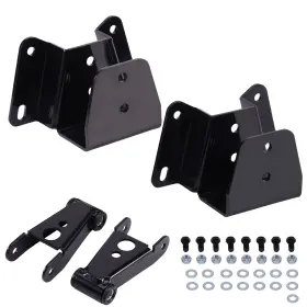 Bfo 9edh41 4 Inch Drop Leveling Lowering Shackles And Hangers Kit For Ford F100 F150 2wd 73-96