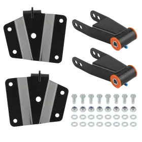 Bfo 9tico2 Rear 4 Inch Drop Kit Shackles And Hangers For Chevy Silverado Gmc Sierra 1500 1999-06