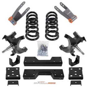 9zq5v4 Bfo Front 5 Inch Rear 7-8 Drop Kit For Chevrolet /gmc C1500 88-1998 With 1.25 Rotors V8