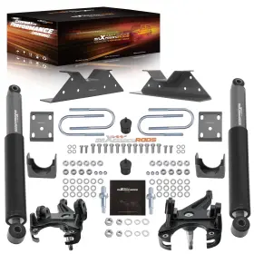 A8erhj Bfo Front 3 Inch Rear 6 Lowering Kit With Shocks For Chevy C10/gmc Pickup 1973-87