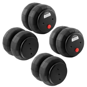 Akh7tx Bfo 4 Heavy Duty Standard 2600lb Air Suspension Spring Bags 1/2 Inch 3/8 Npt Port