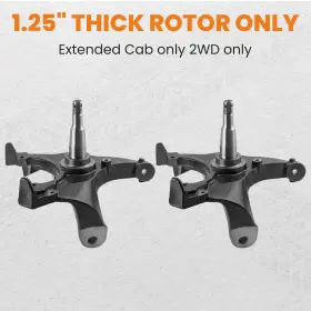 Al5fp6 Bfo 2 Inch Drop Spindle Lowering Kit With 1.25 Rotor For Chevy Tahoe Gmc Yukon 1995-1999 #2