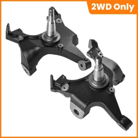Al5fp6 Bfo 2 Inch Drop Spindle Lowering Kit With 1.25 Rotor For Chevy Tahoe Gmc Yukon 1995-1999 #3