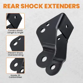 Alzft6 Bfo Rear Drop Shock Extensions Lowering Kit For Gmc C1500 Pick-ups 1988-1998 #2