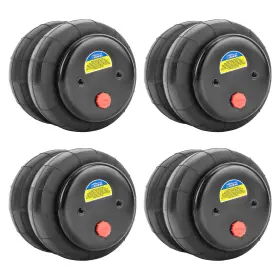 Bgt4cl Bfo Set Of 4 2600 Lb Universal Air Bellow Spring Bag Single Port For Dodge Ram