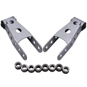 2ftft-3 Bfo Bkn5gi Adjustable Inch Rear Drop Shackles Kit For Chevy Silverado 1500 1988-2018