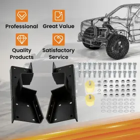 Btwlv3 Bfo Rear C-notch Bump Stops For Chevy Silverado 1500 Classic Nbs Body 2x2 4x4 01-07