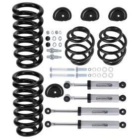 C9ren4 Bfo Lowering Shock Kit Front 3 Inch Rear 5 Drop For Chevy Gmc C10 C15 63-72 Coil Spring