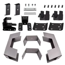 Dxu6t8 Bfo 6 Inch Under Bed Weld-in C-notch Drop Axle Flip Kit For Chevy Gmc 1500 2007-18