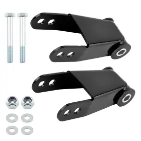 Bfo E9u40b 1 Inch -2 Rear Drop Shackles Lowering Kit For Ford F-100 F-150 2wd 73-96 Adjustable