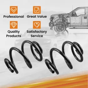 F8g6xh Bfo Rear 4 Inch Drop Coil Springs For Chevy Gmc Pickup 1/2 Ton 1960-1972 Steel