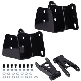 Fnz1to Bfo 4 Inch Drop Leveling Lowering Shackles And Hangers Kit For Ford F100 F150 2wd 73-96