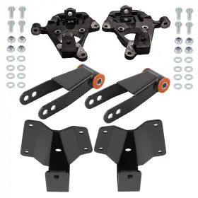 Gar716 Bfo 2 Inch /4 Drop Lowering Kit Spindles Hangers For Chevy Silverado 1500 2wd 1999-07