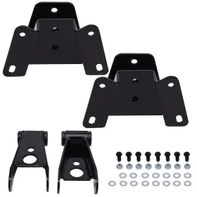 Go8cli Bfo 4 Inch Drop Leveling Lowering Shackles And Hangers Kit For Ford F100 F150 2wd 73-96