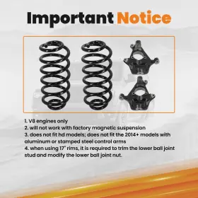 I403a9 Bfo 2 Inch Front Rear Lowering Kit For Chevy Tahoe Gmc Yukon Cadillac Escalade 2007-2014 #3