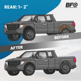 Ih7eta Bfo Rear 1 Inch -2 Drop Shackles Lowering Leveling Kit For Ford F100 F150 2wd 1973-96 #3