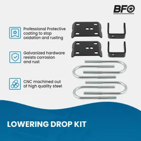 Izgd1y Bfo 3 Inch Lowering Coil Springs 5 Drop Axle Flip Kit For Ford Ranger Mazda B 1983-1997 #3