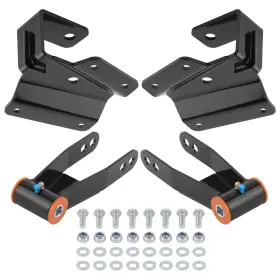 J49ohq Bfo Rear 4 Inch Drop Kit Shackles And Hangers For Chevy Silverado Gmc Sierra 1500 1999-06