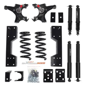 Kq4av6 Bfo Suspension Drop Kit 2 Inch Spindles 3 Coils For Chevy Gmc C1500 1988-1998
