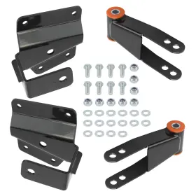 Ks3fpa Bfo Rear 4 Inch Drop Kit Shackles And Hangers For Chevy Silverado Gmc Sierra 1500 1999-06