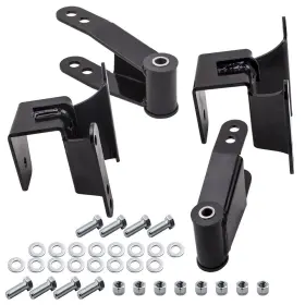 L07tsy Bfo 4in Rear Drop Lowering Kit Hanger Shackle For Chevy Gmc C10 2wd 1973-1987