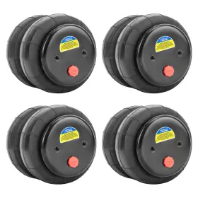 L0op2f Bfo Set Of 4 2600 Lb Universal Air Bellow Spring Bag Single Port For Dodge Ram