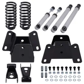 L81mq9 Bfo 3 Inch / 4 Drop Lowering Kit With Shock Absorbers For Ford F100 F150 2wd 1973-1979