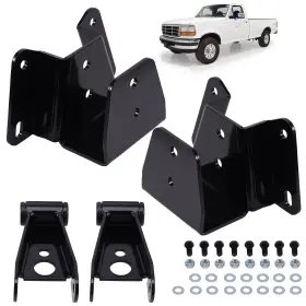 M97lk4 Bfo 4 Inch Drop Leveling Lowering Kit For Ford F100 F150 2wd 1973-1996 Power-coated #2