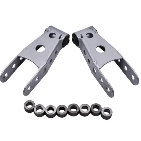 2ftft-3 Bfo Mf49r3 Inch Drop Shackles Kit For Chevy Silverado Gmc Sierra 1500 88-18 Adjustable