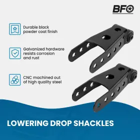 Mfqu0p Bfo 5in Lowering Axle Flip Drop Kit For Dodge Ram 1500 Std And Quad Cab 2wd 2002-2008 #2