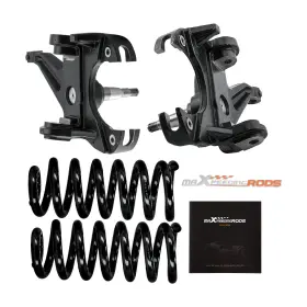 Nkj93p Bfo 4 Inch Drop Lowering Spindles Coil Kit With 1 Rotor For Chevy C10 Gmc C15 1973-87