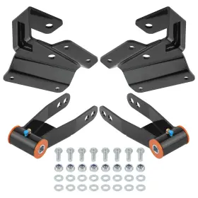 Oeia1y Bfo 4 Inch Rear Shackles Hangers Drop Lowering Kit For Silverado Sierra 1500 2wd 1999-06