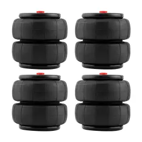 Ofe9yv Bfo 2xpair 2600lbs Air Springs Suspension Bags Single Port 1/2 Inch Npt For Gmc Sierra Hd