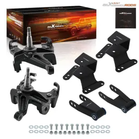 Ofmk2v Bfo 3 Inch F 4 R Lowering Drop Kit For Chevy C10/gmc C15 Pickup 1973-1987