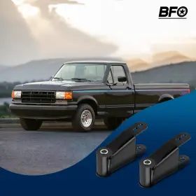 Ok7dxi Bfo 1 Inch 2 Rear Drop Shackles Lowering Kit For Ford F-100 F-150 2wd 1973-1996 #3